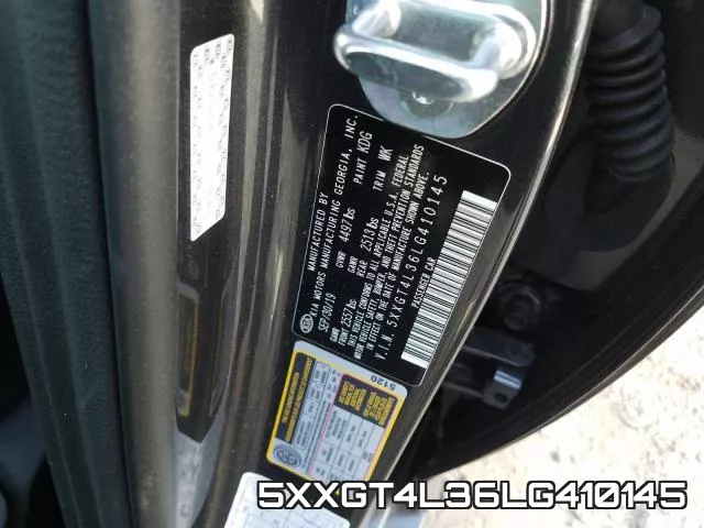 5XXGT4L36LG410145 фото 2