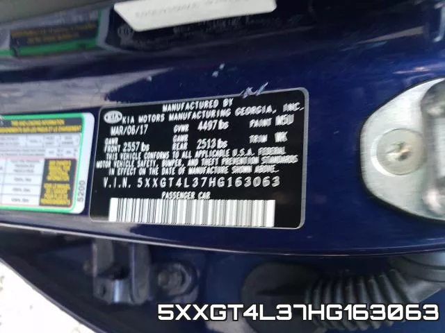 5XXGT4L37HG163063 фото 2