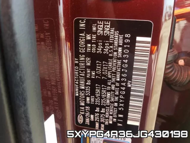 5XYPG4A36JG430198 фото 2