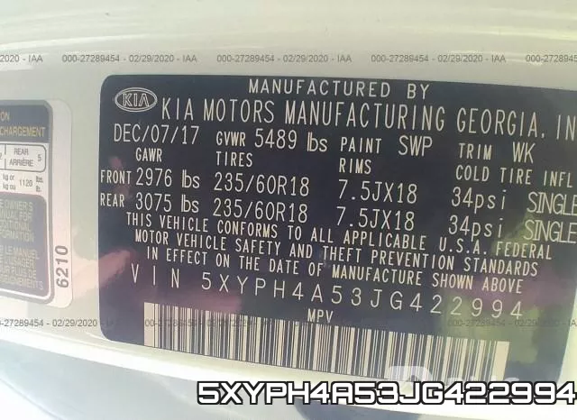 5XYPH4A53JG422994 фото 10