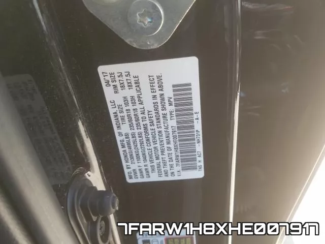 7FARW1H8XHE007917 фото 2