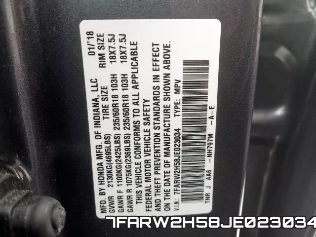 7FARW2H58JE023034 фото 2