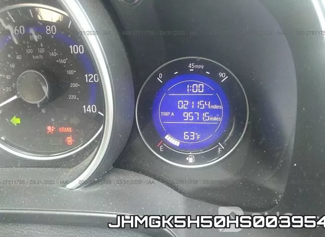 JHMGK5H50HS003954 фото 8