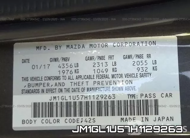 JM1GL1U57H1129263 фото 10