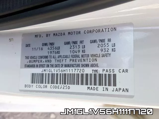 JM1GL1V56H11117720 фото 2