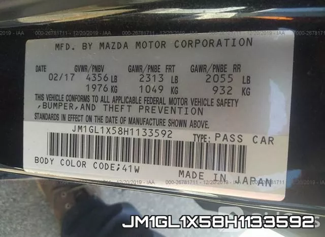 JM1GL1X58H1133592 фото 10