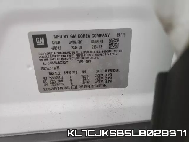 KL7CJKSB5LB028371 фото 2