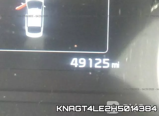 KNAGT4LE2H5014384 фото 8