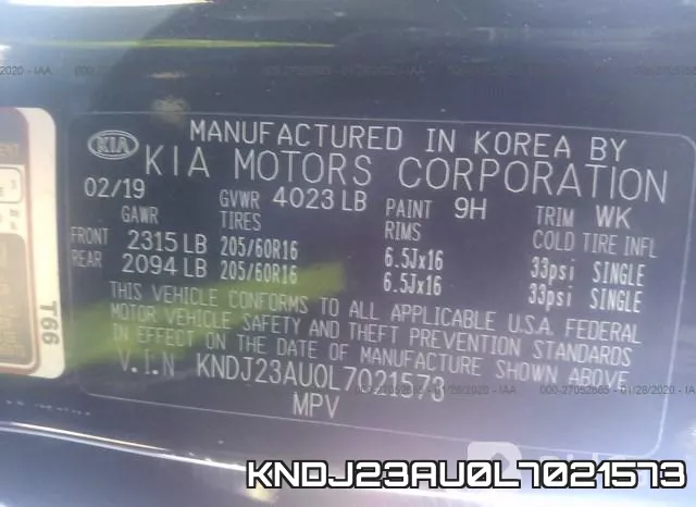 KNDJ23AU0L7021573 фото 10