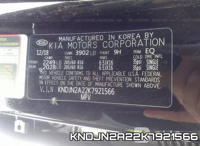 KNDJN2A22K7921566 фото 10