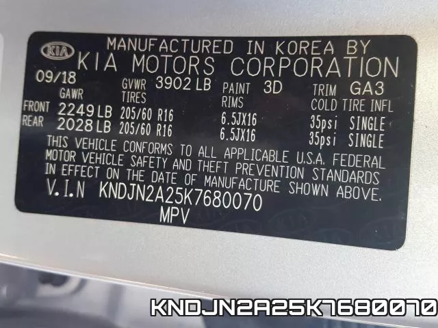 KNDJN2A25K7680070 фото 2