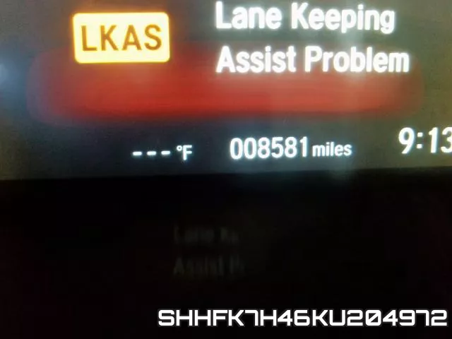 SHHFK7H46KU204972 фото 9