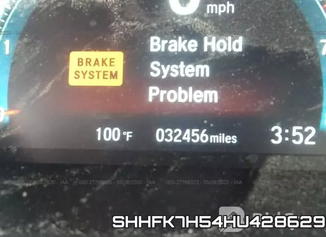 SHHFK7H54HU428629 фото 8