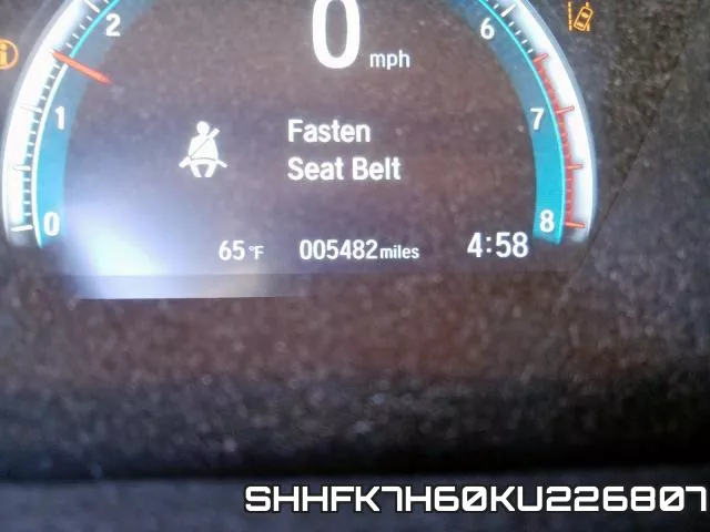 SHHFK7H60KU226807 фото 9