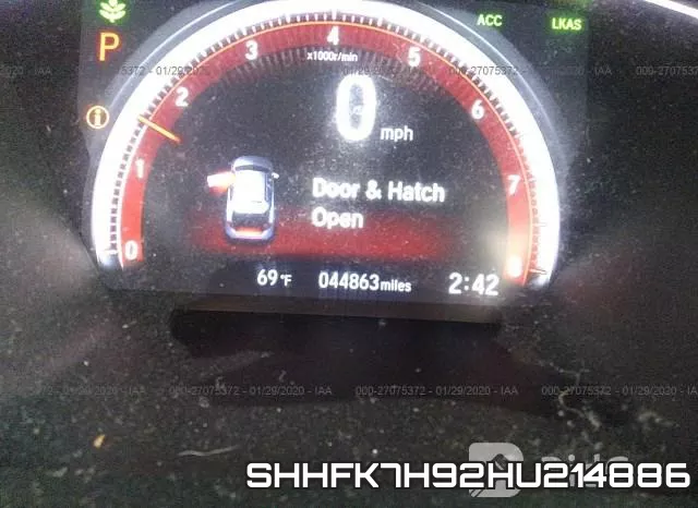 SHHFK7H92HU214886 фото 8