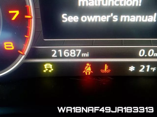 WA18NAF49JA183313 фото 9