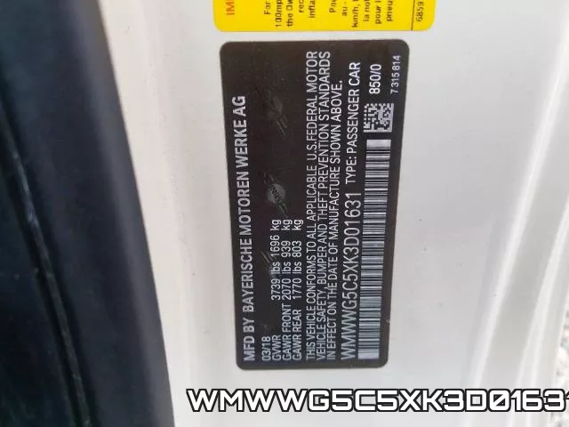 WMWWG5C5XK3D01631 фото 2