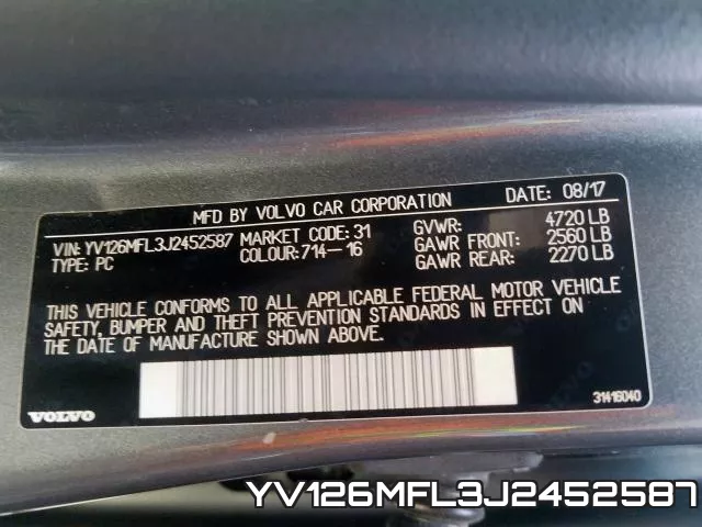 YV126MFL3J2452587 фото 2