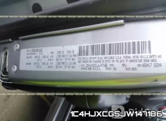 1C4HJXCG5JW147186 фото 10