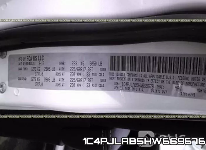 1C4PJLAB5HW669676 фото 10