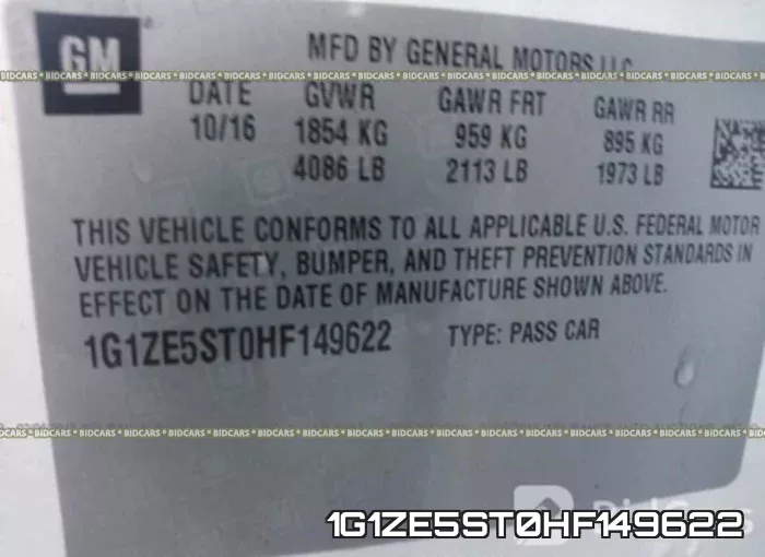 1G1ZE5ST0HF149622 фото 10