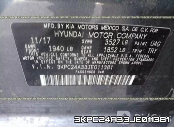 3KPC24A33JE011381 фото 10