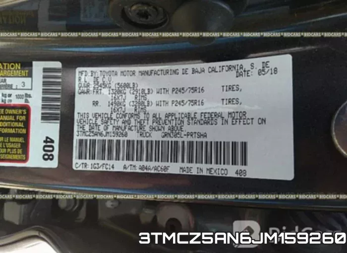 3TMCZ5AN6JM159260 фото 10