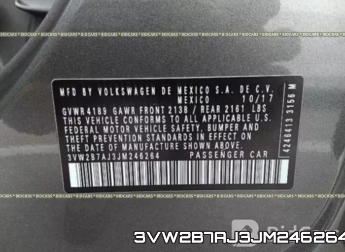 3VW2B7AJ3JM246264 фото 10