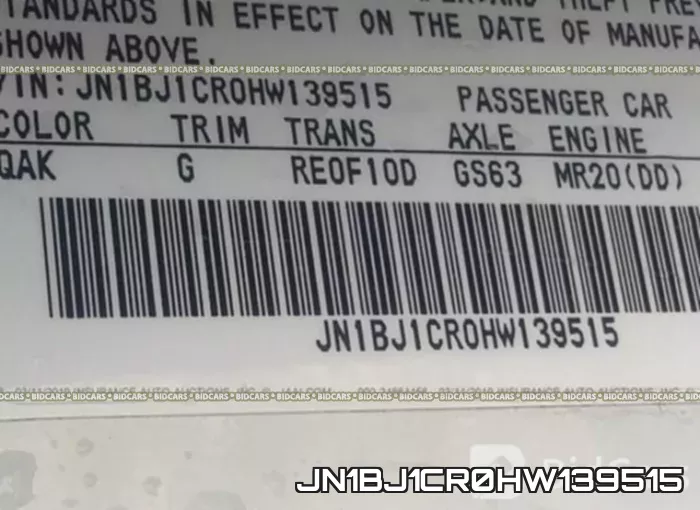 JN1BJ1CR0HW139515 фото 10