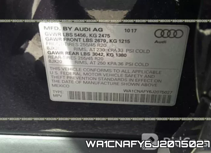 WA1CNAFY6J2075027 фото 10
