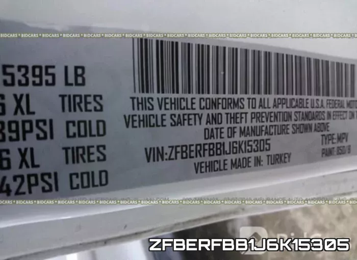 ZFBERFBB1J6K15305 фото 10