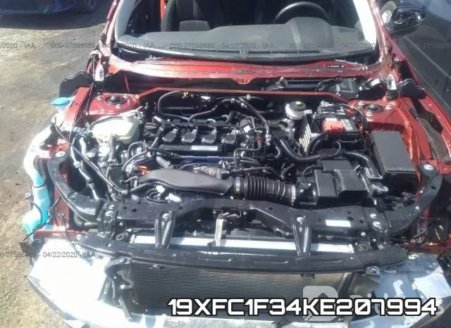 19XFC1F34KE207994 фото 2