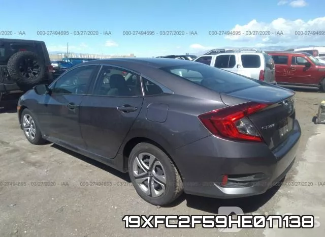19XFC2F59HE017138 фото 4