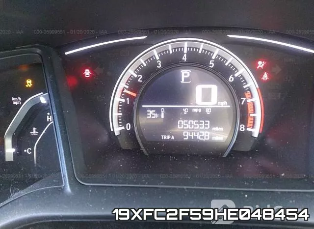 19XFC2F59HE048454 фото 8