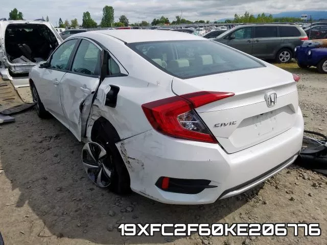 19XFC2F60KE206776 фото 4