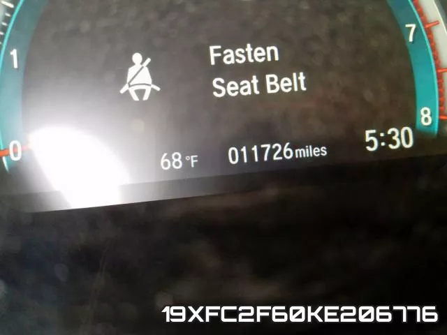 19XFC2F60KE206776 фото 9
