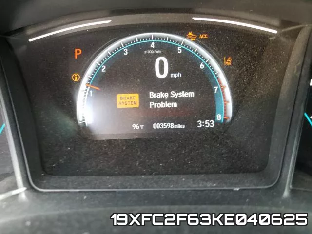 19XFC2F63KE040625 фото 9