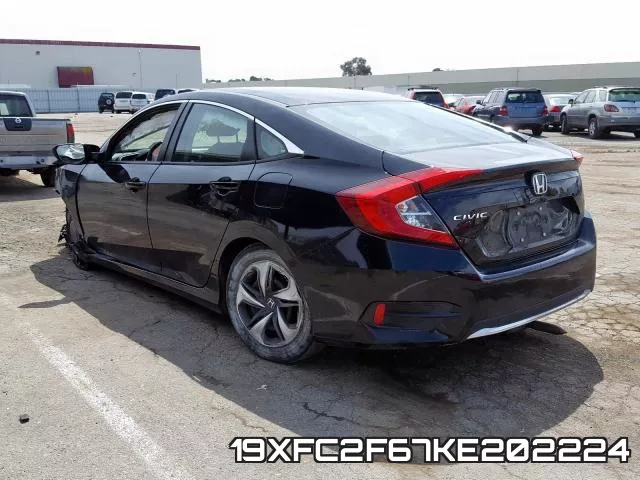 19XFC2F67KE202224 фото 4