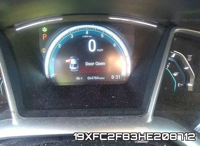 19XFC2F83HE208712 фото 8