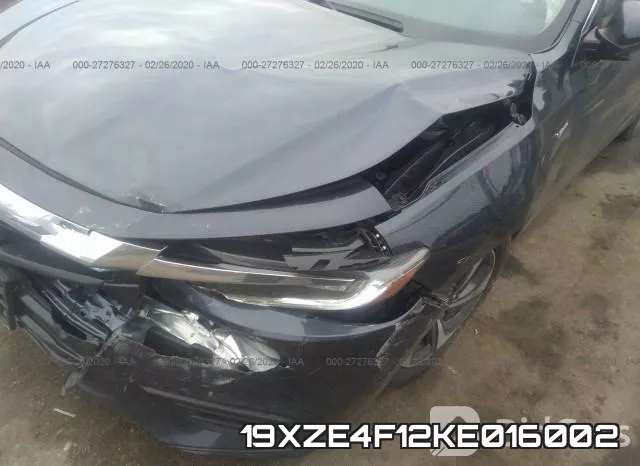 19XZE4F12KE016002 фото 7