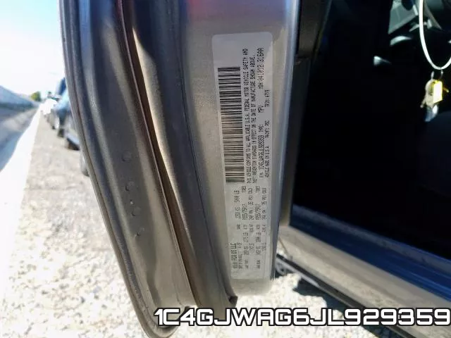 1C4GJWAG6JL929359 фото 2