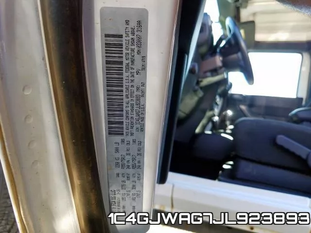 1C4GJWAG7JL923893 фото 2