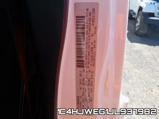 1C4HJWEG1JL937982 фото 2