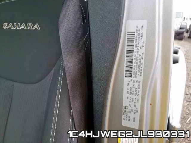 1C4HJWEG2JL930331 фото 2