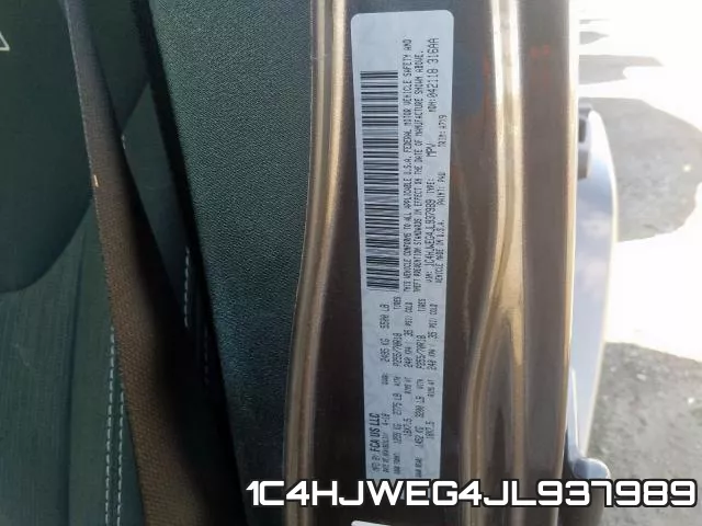 1C4HJWEG4JL937989 фото 2