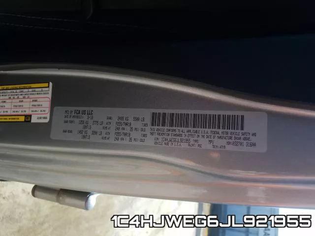 1C4HJWEG6JL921955 фото 2