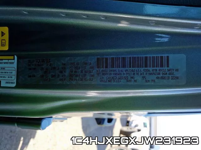 1C4HJXEGXJW231923 фото 2