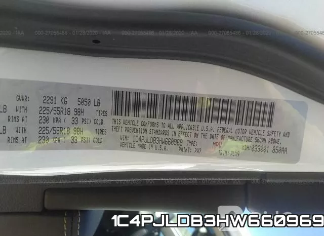 1C4PJLDB3HW660969 фото 10