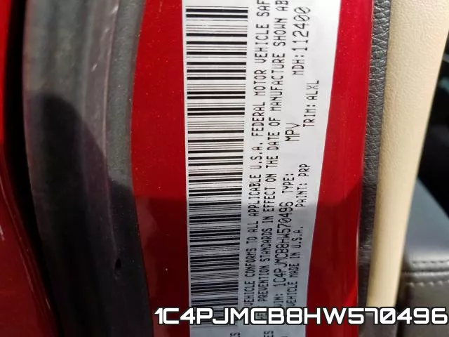 1C4PJMCB8HW570496 фото 2