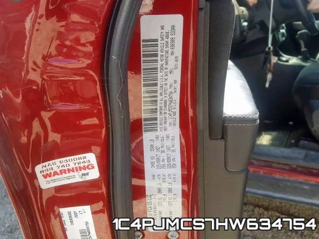 1C4PJMCS7HW634754 фото 2